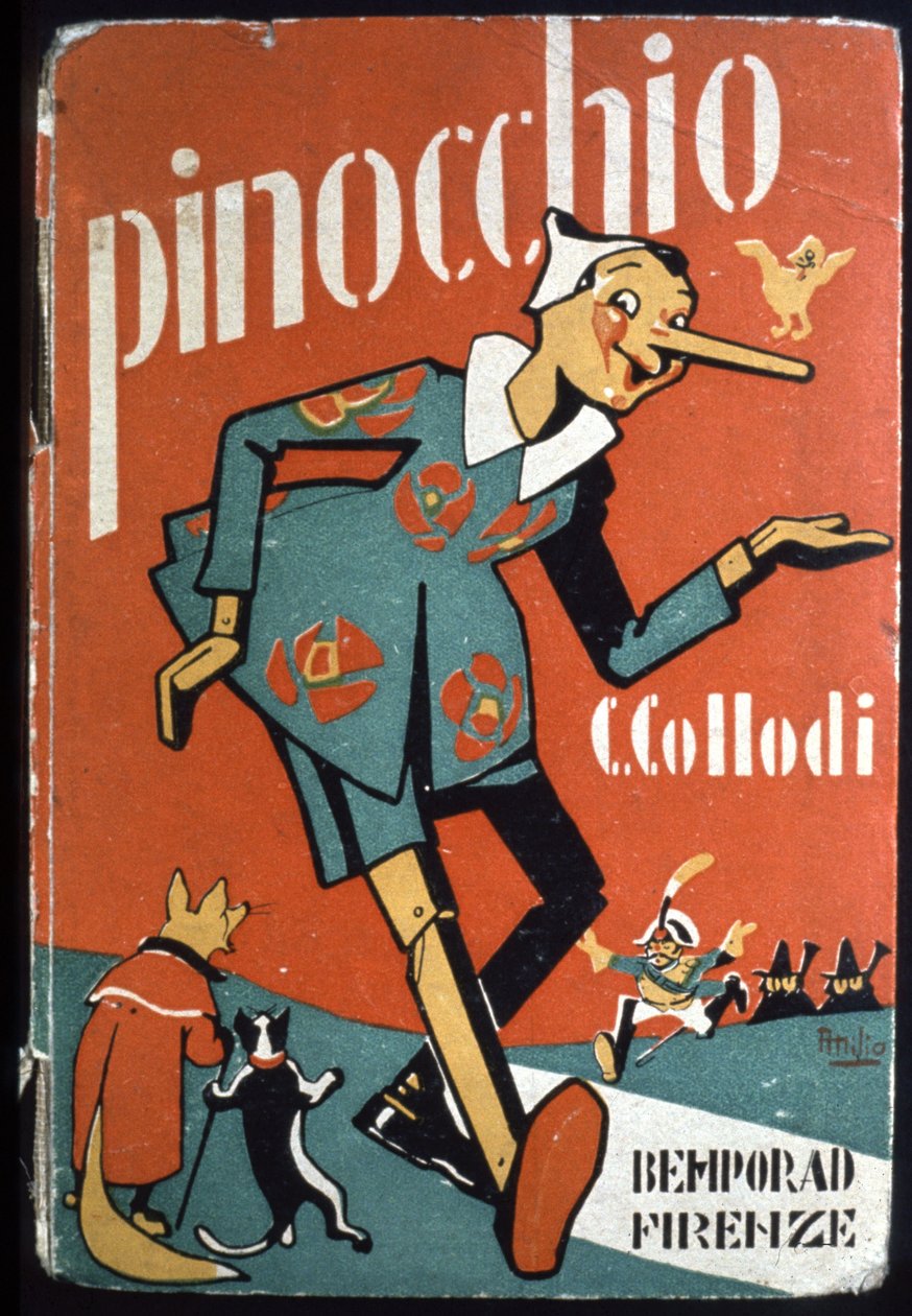 Pinocchio, ca. 1930 (Illustration) von Attilio Mussino