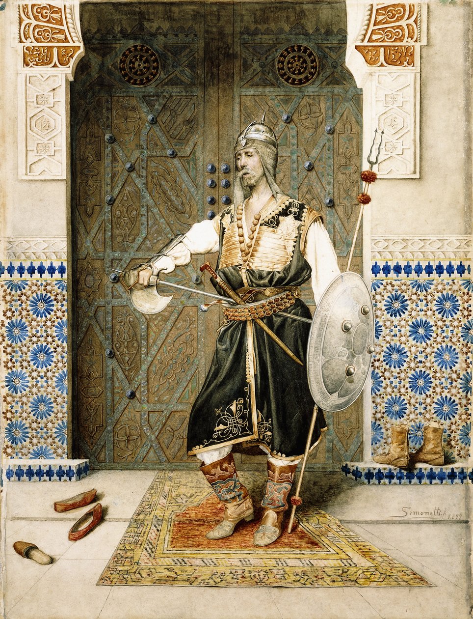Der Haremwächter, 1899 von Attilio Simonetti
