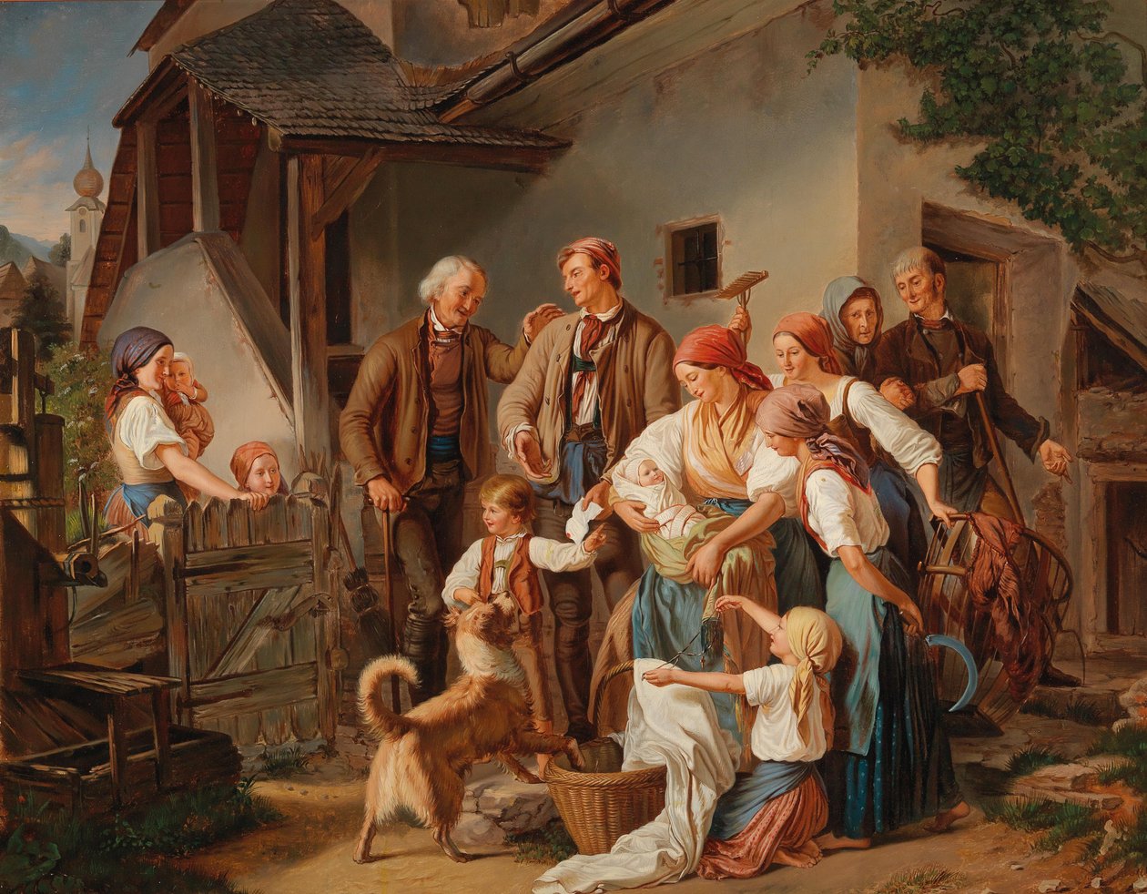 Das Findelkind von Attributed to Ferdinand Mallitsch