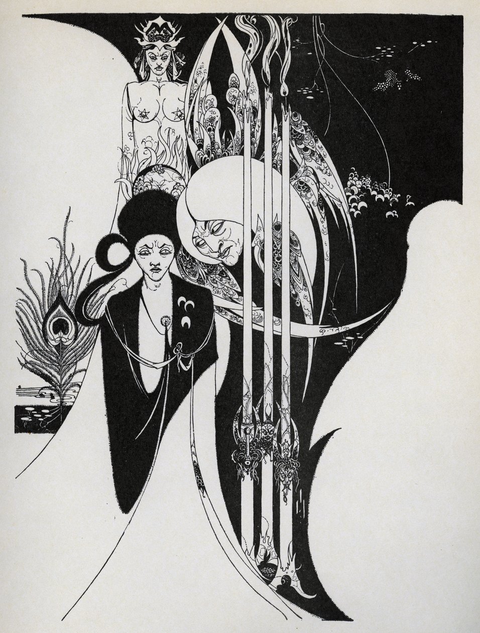 Von einem Neophyten und wie ihm die Schwarze Kunst offenbart wurde von Aubrey Beardsley