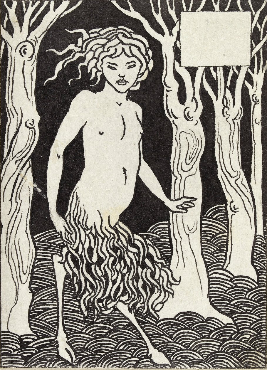 Ein Faun, 1880er Jahre von Aubrey Beardsley