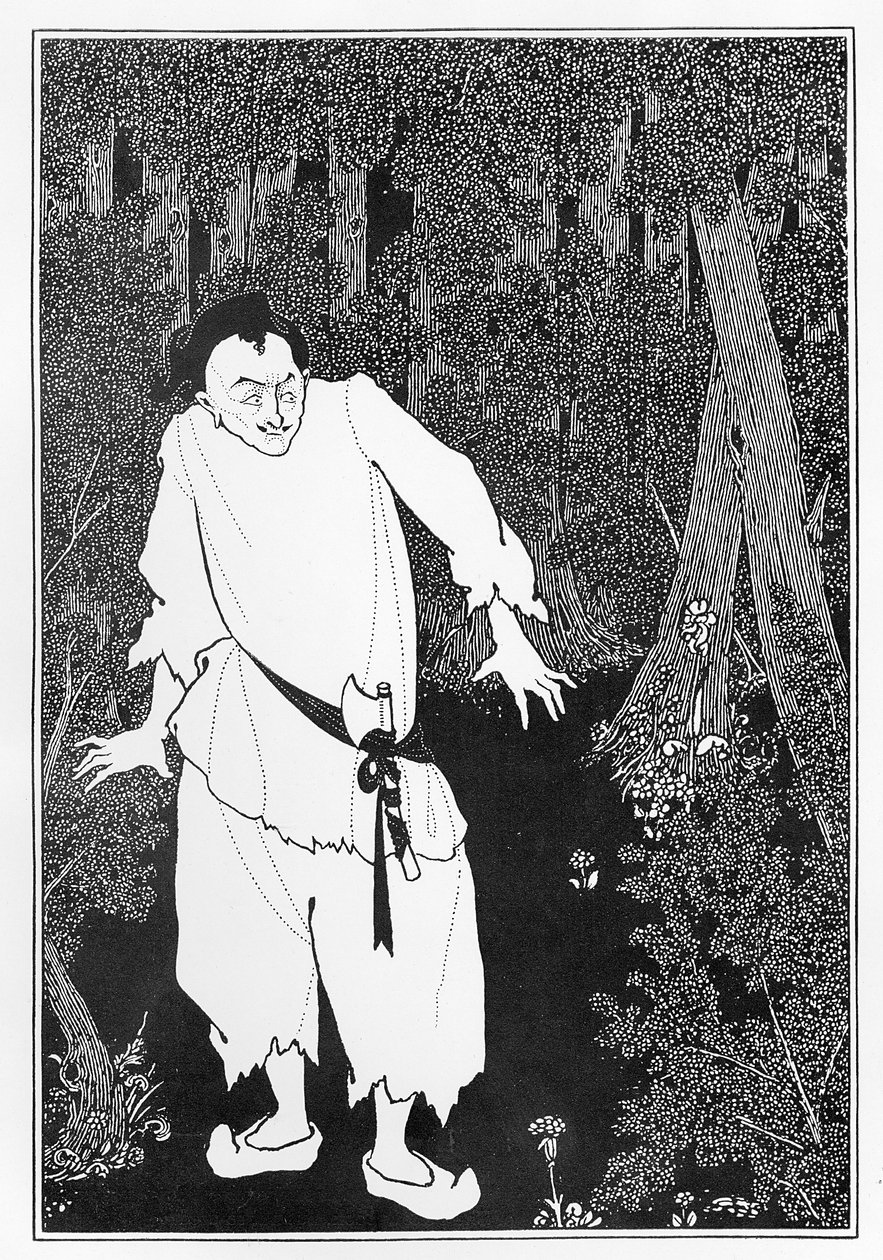 Ali Baba im Wald, 1897 von Aubrey Beardsley