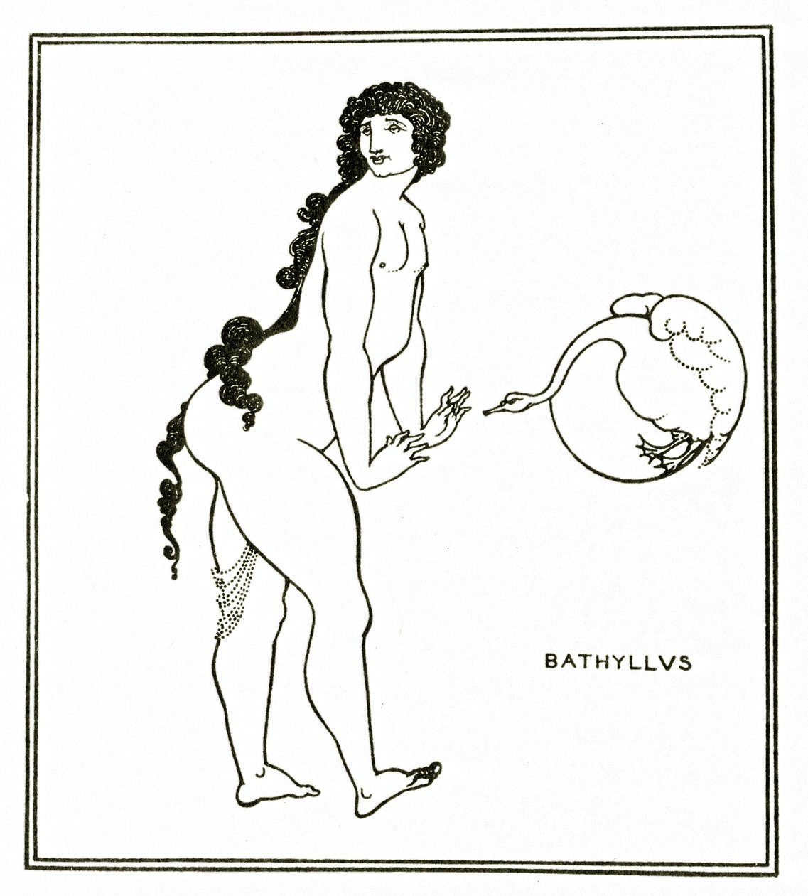 Bathyllus, ca. 1894 von Aubrey Beardsley