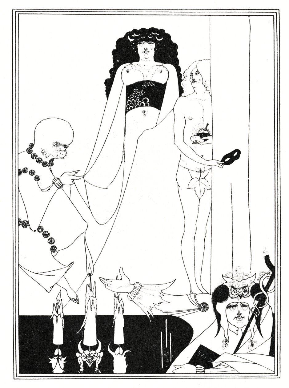 Eintritt Herodias von Aubrey Beardsley