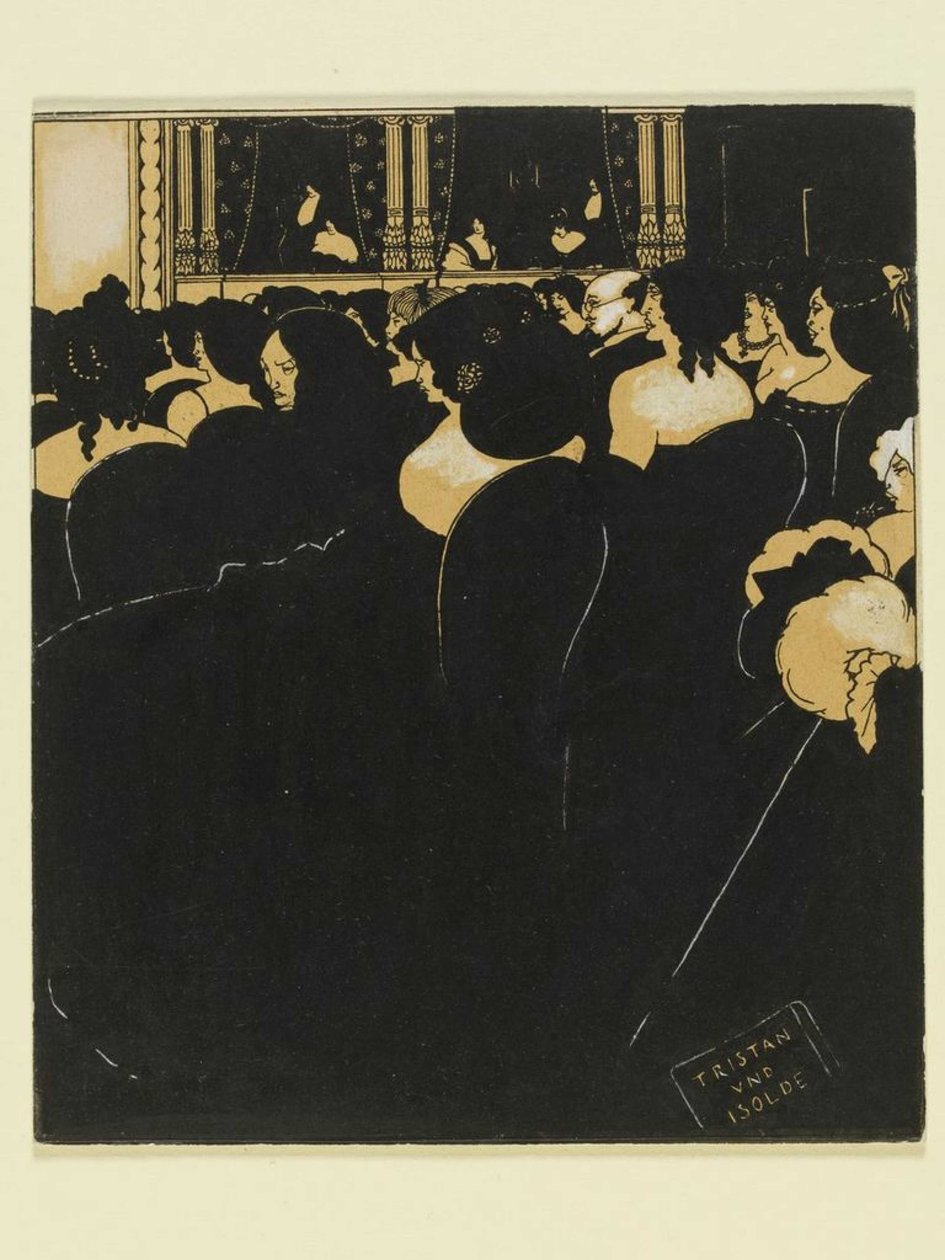 Die Wagnerianer, 1894 von Aubrey Beardsley
