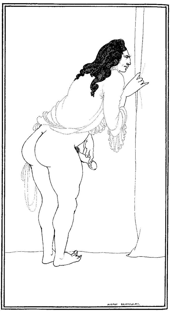 Der ungeduldige Ehebrecher, 1897 von Aubrey Beardsley