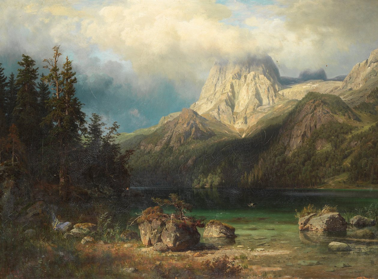 Berglandschaft von August Wilhelm Leu
