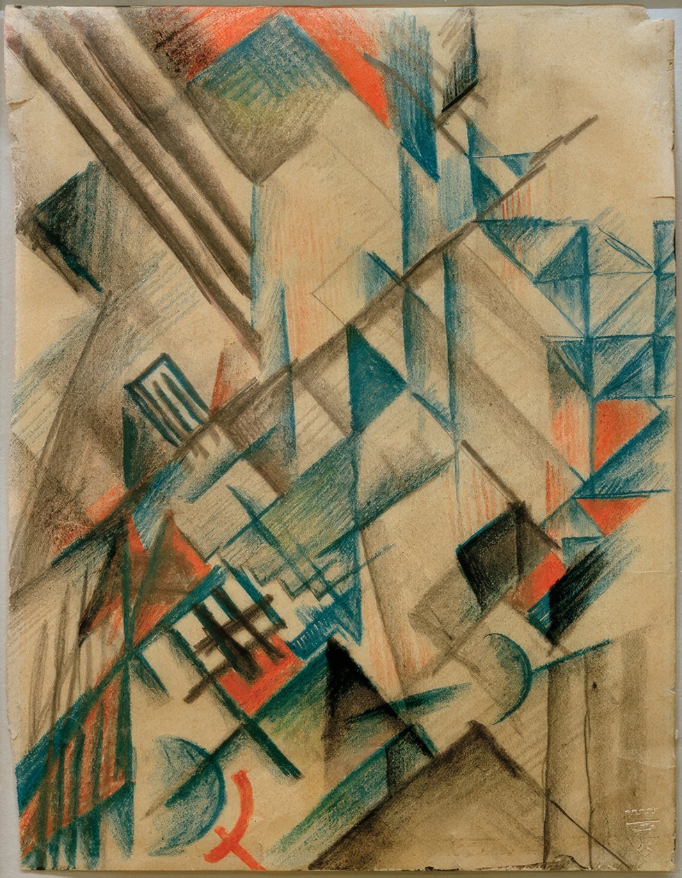 Abstrakte Formen II von August Macke