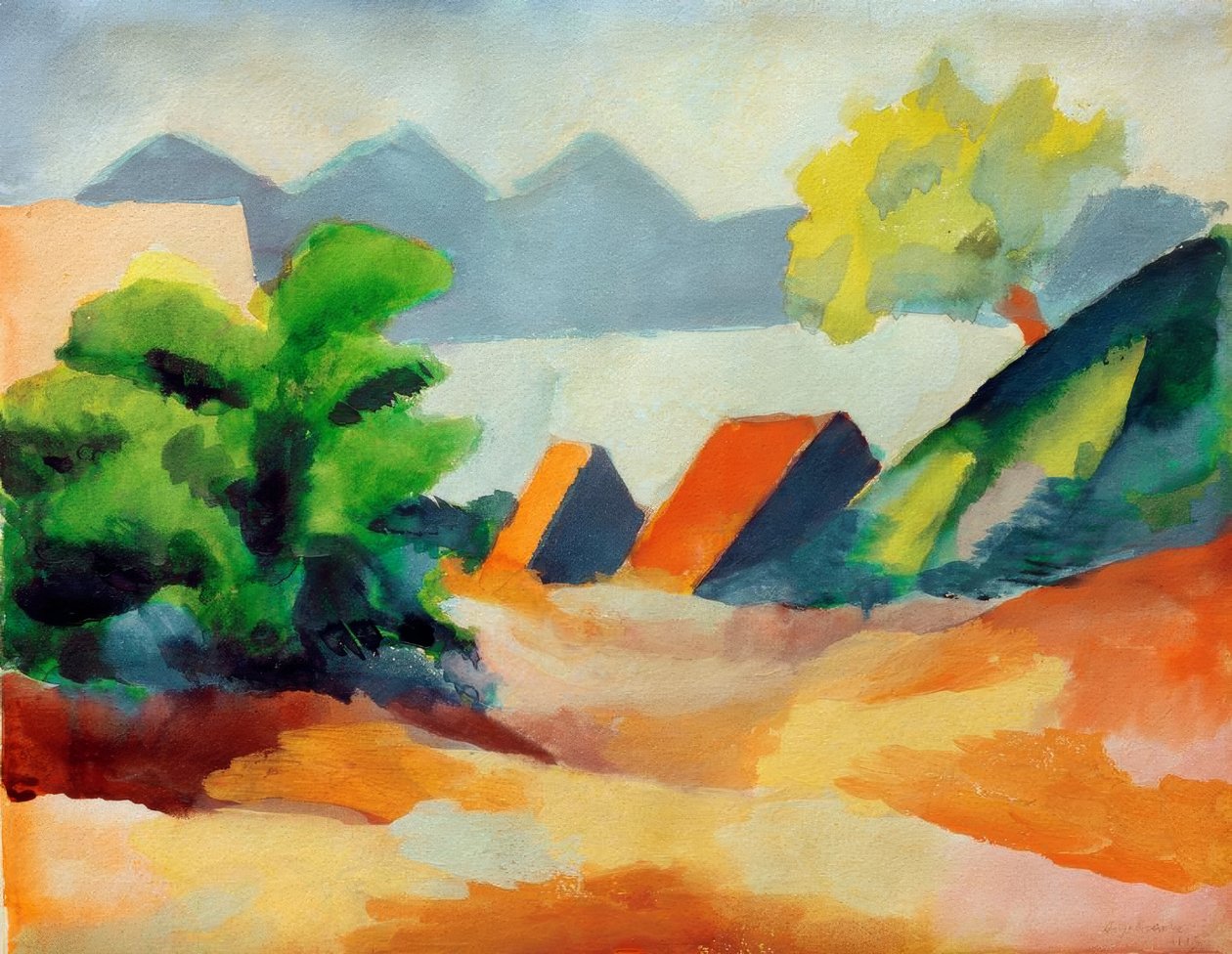 Am Thuner See I von August Macke
