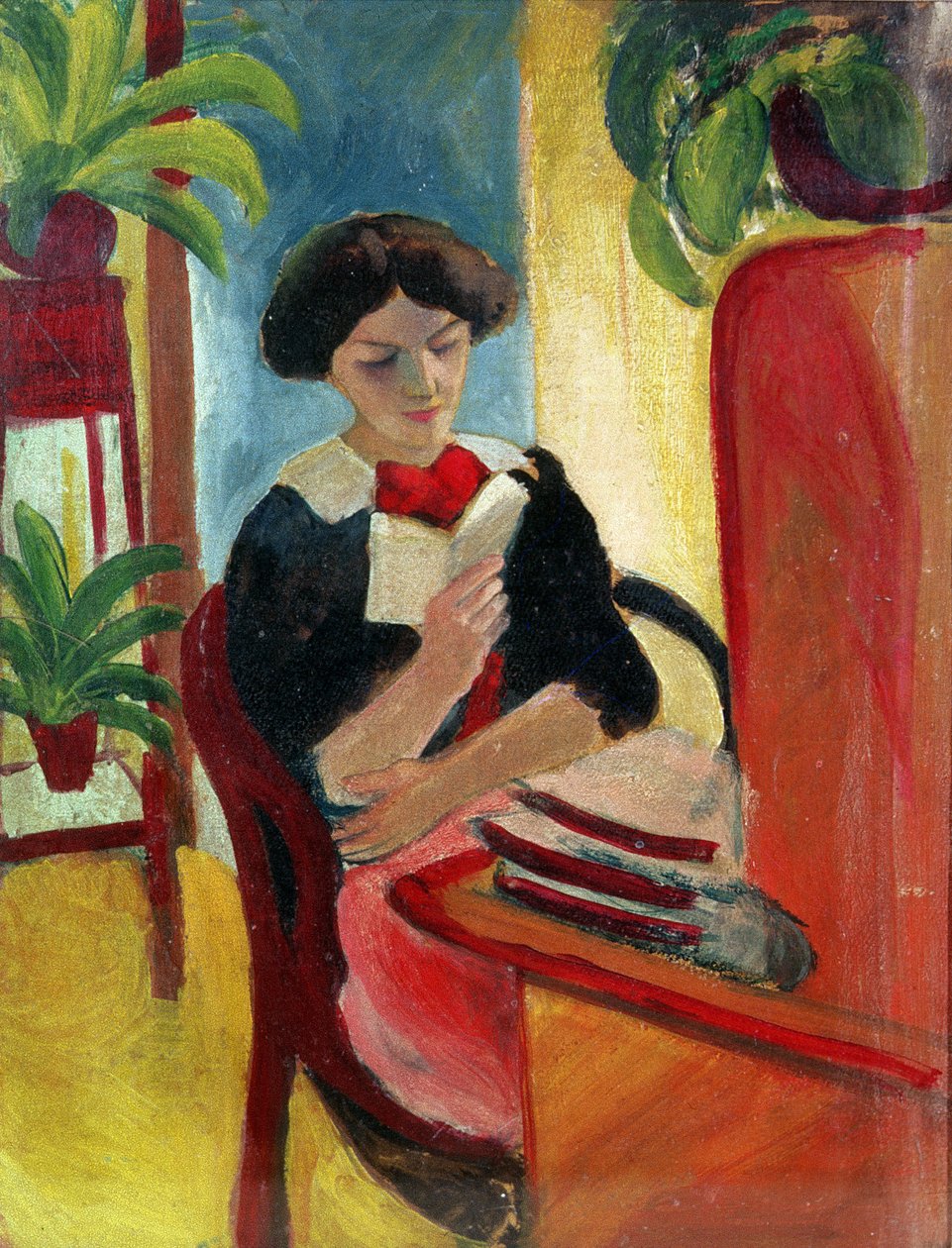 Elizabeth liest von August Macke