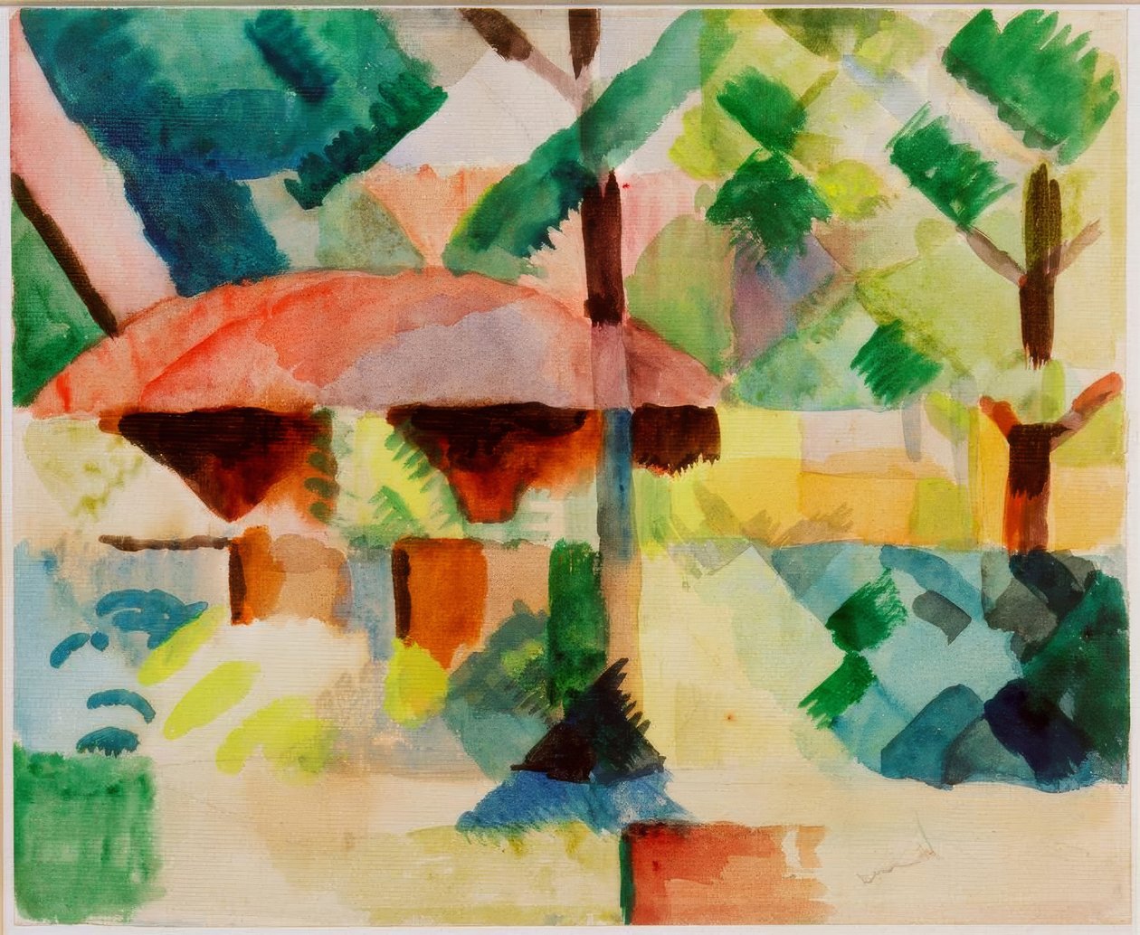 Garteneingang von August Macke