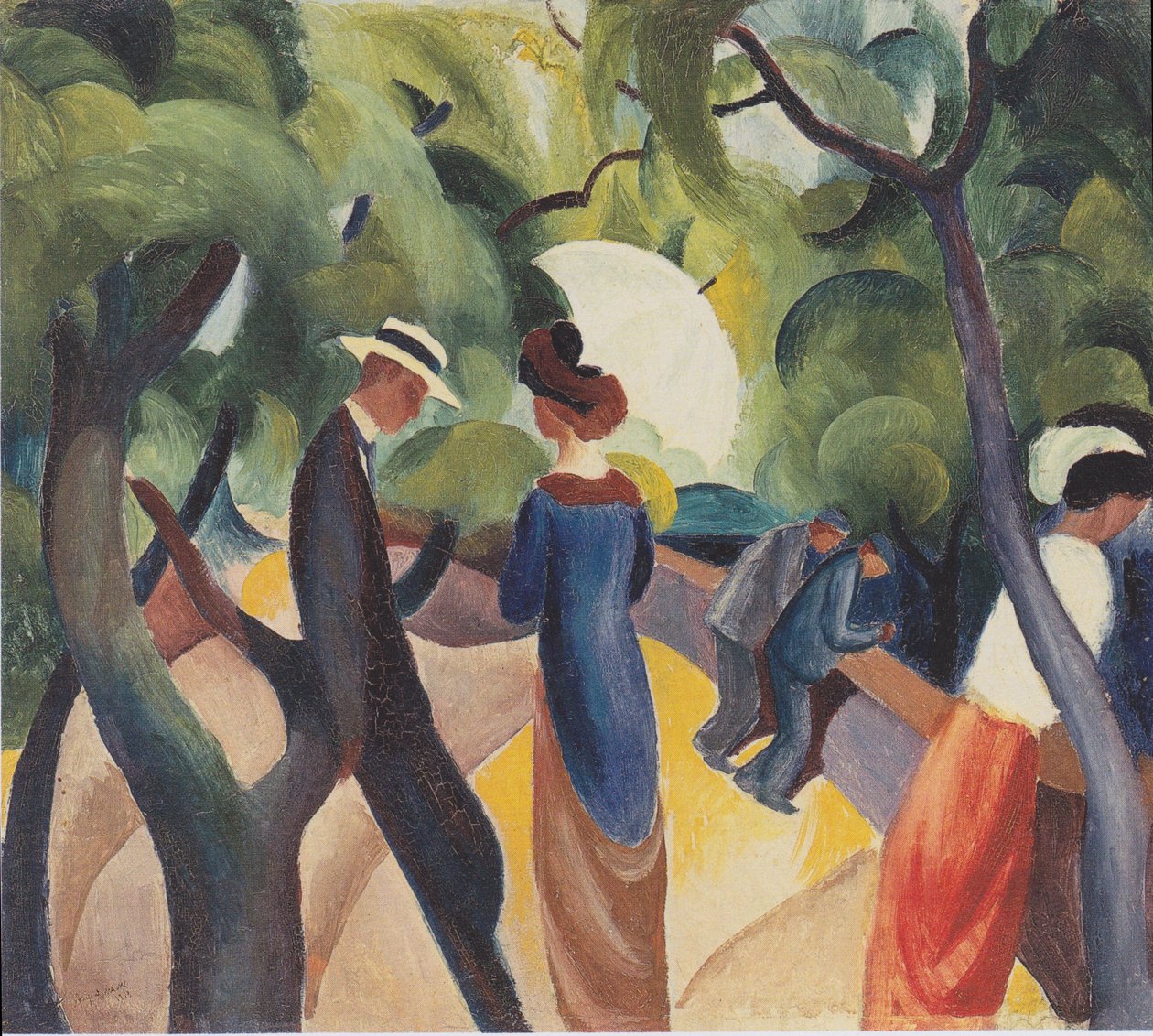 Promenade von August Macke