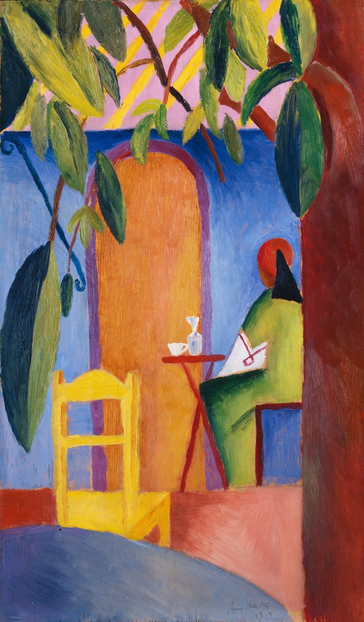 Türkisches Café von August Macke