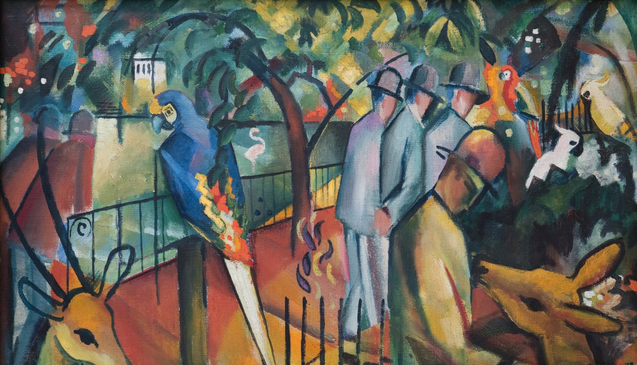Zoologischer Garten von August Macke