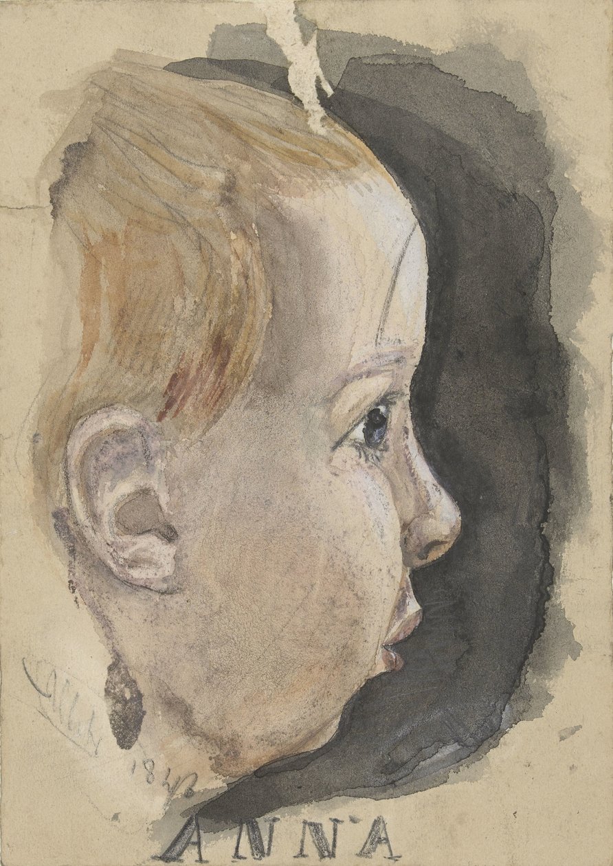 Porträt von Anna Allebé von August Allebe