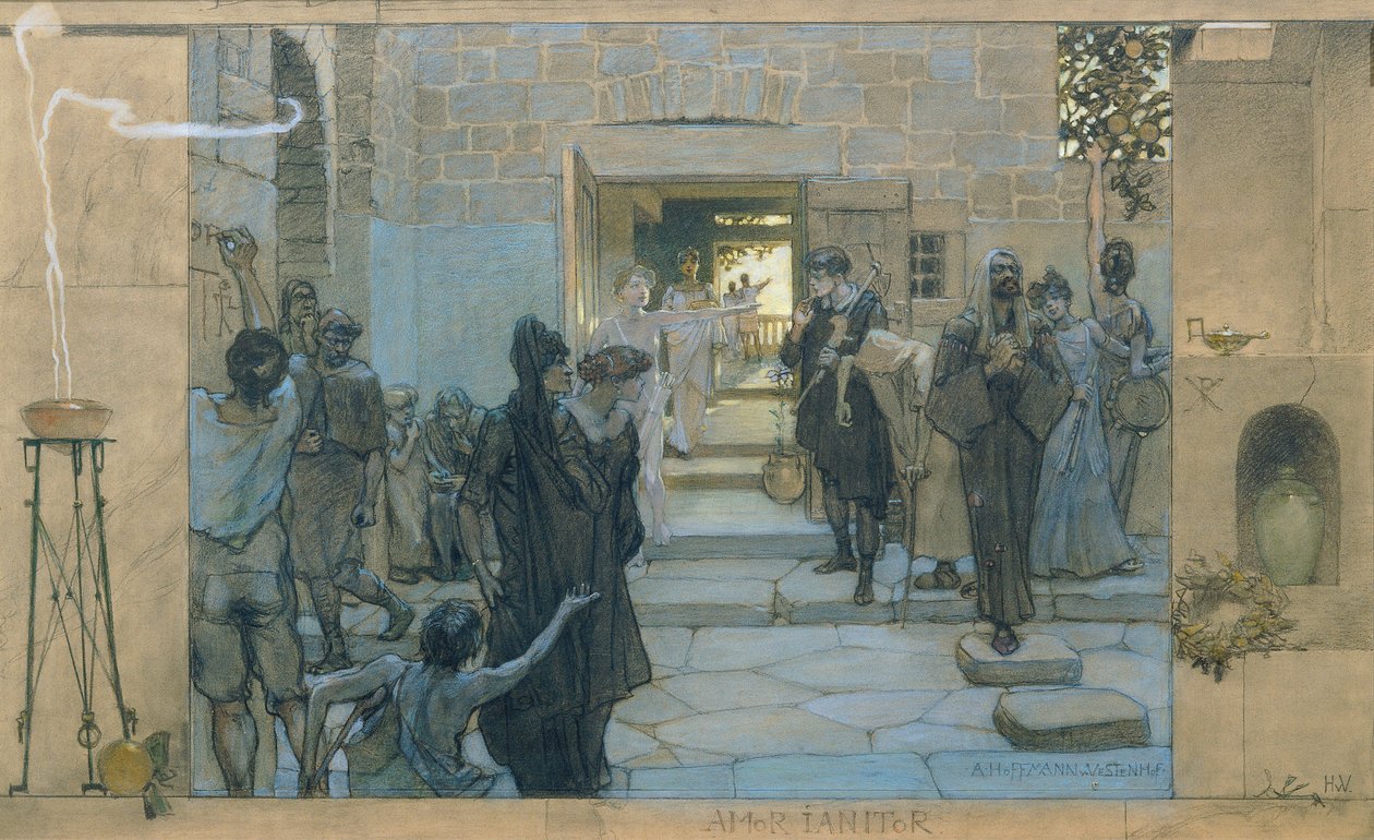 Amor Janitor von August Hoffmann von Vestenhof