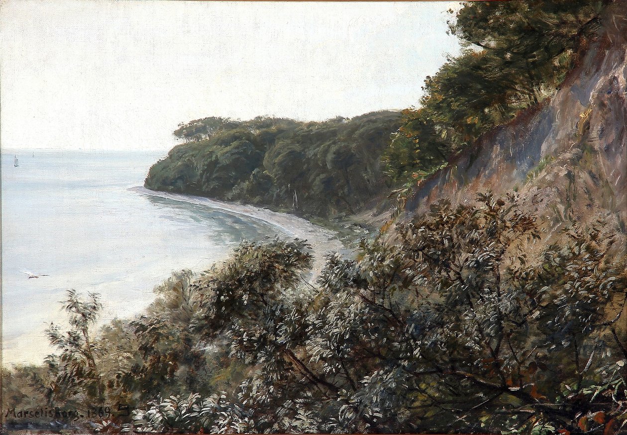 Küstenlandschaft von Marselisborg von August Jerndorff