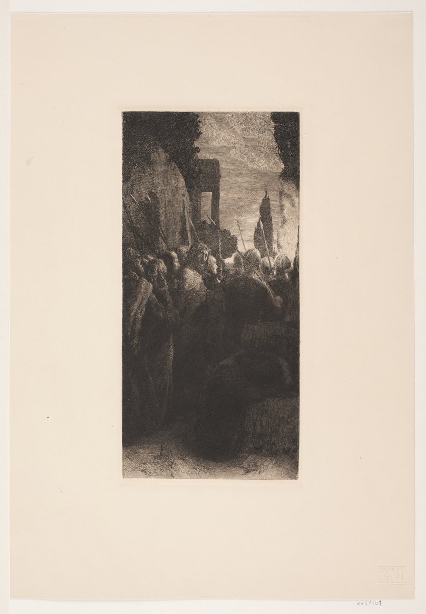 Jesus vor den Richtern von August Jerndorff