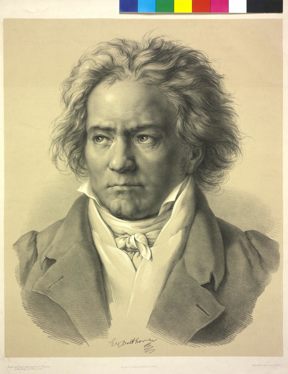 Ludwig van Beethoven von August Karl Friedrich von (after) Kloeber