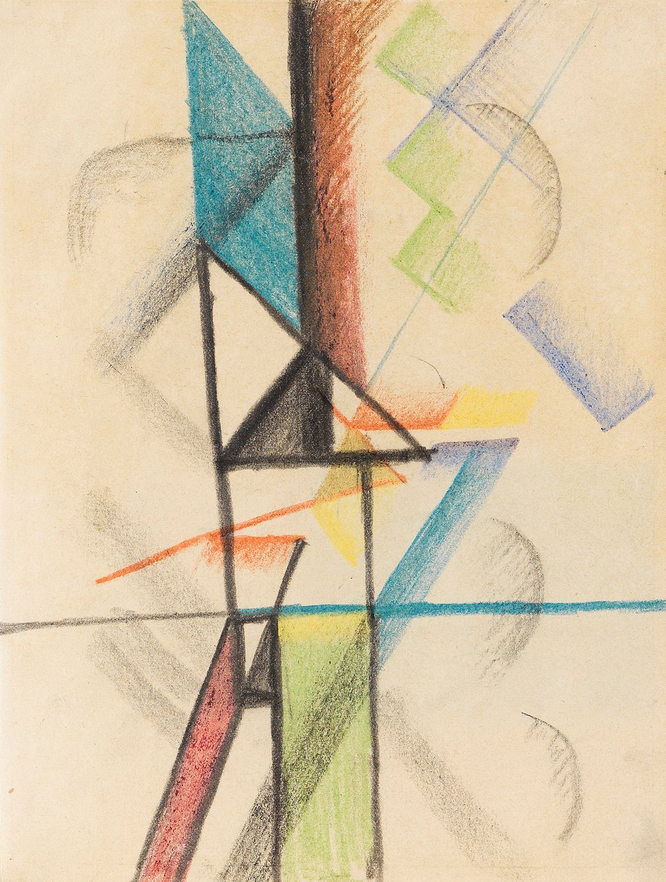 Abstrakte Formen V, 1913 von August Macke