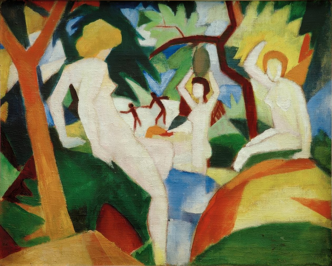 Badende Frauen von August Macke