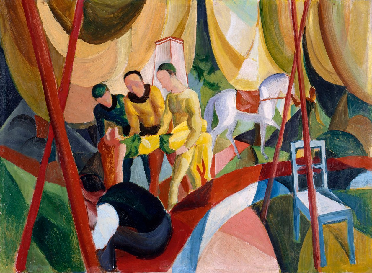 Zirkus, 1913 von August Macke