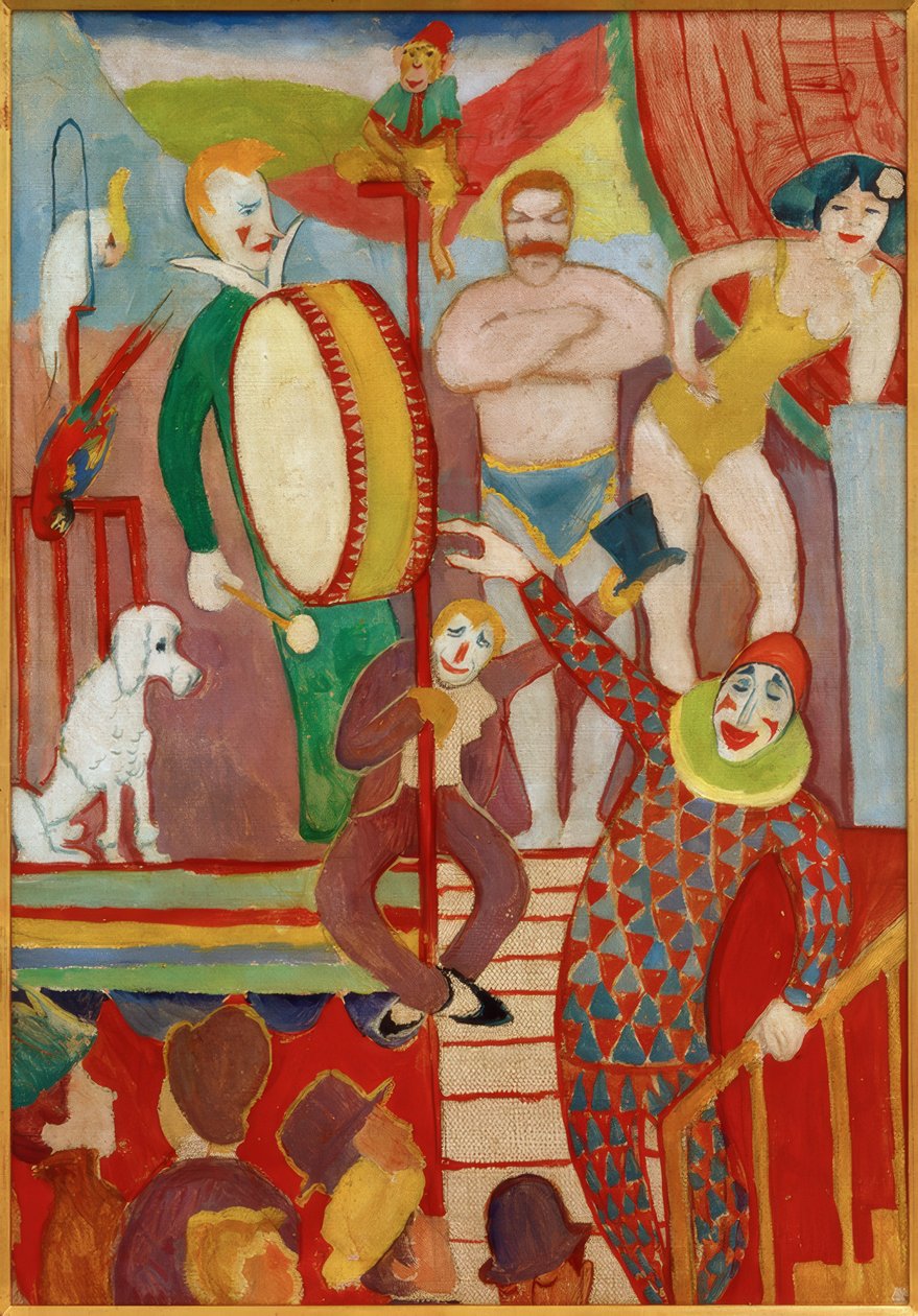 Circuswelt I von August Macke