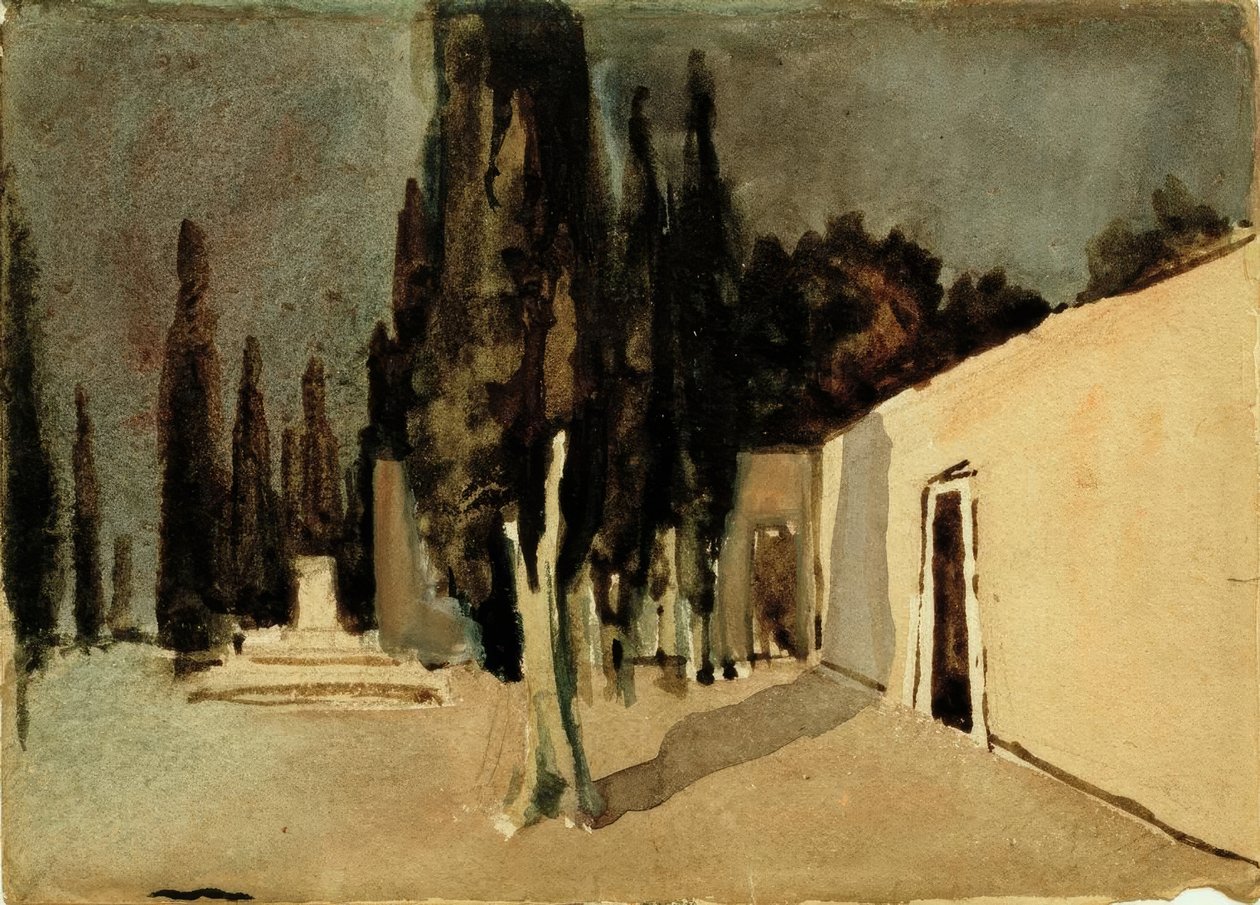 Grab des Agamemnon von August Macke