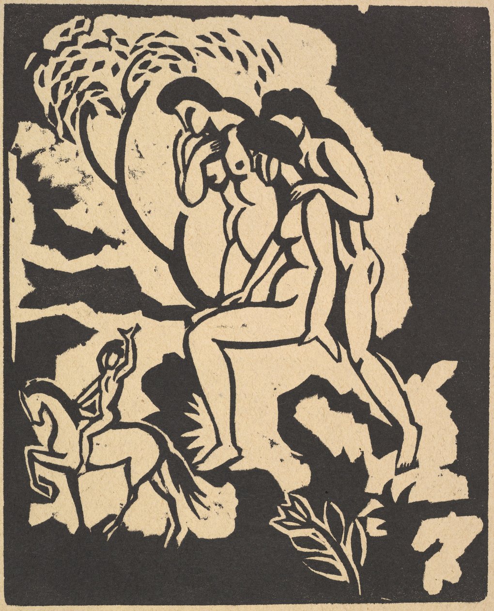Begrüßung, 1912 von August Macke