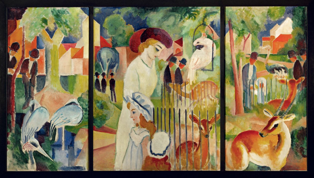 Großer Zoologischer Garten von August Macke
