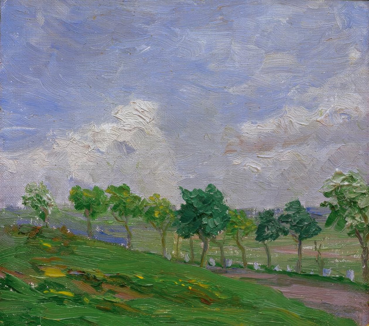 Landschaft bei Kandern von August Macke