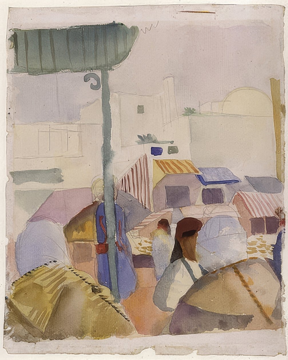 Markt in Tunis (II). 1914 von August Macke