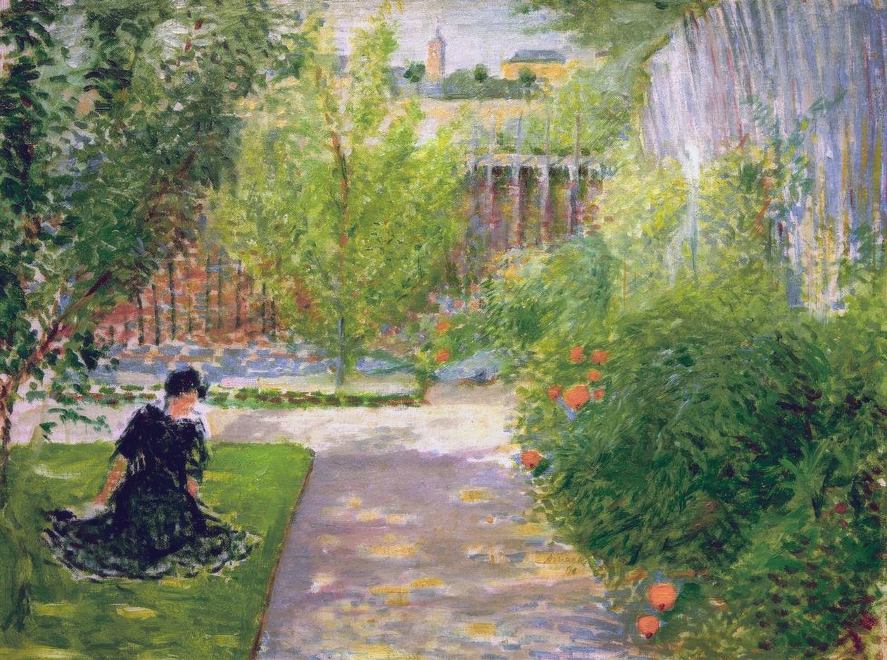 Sonniger Garten von August Macke