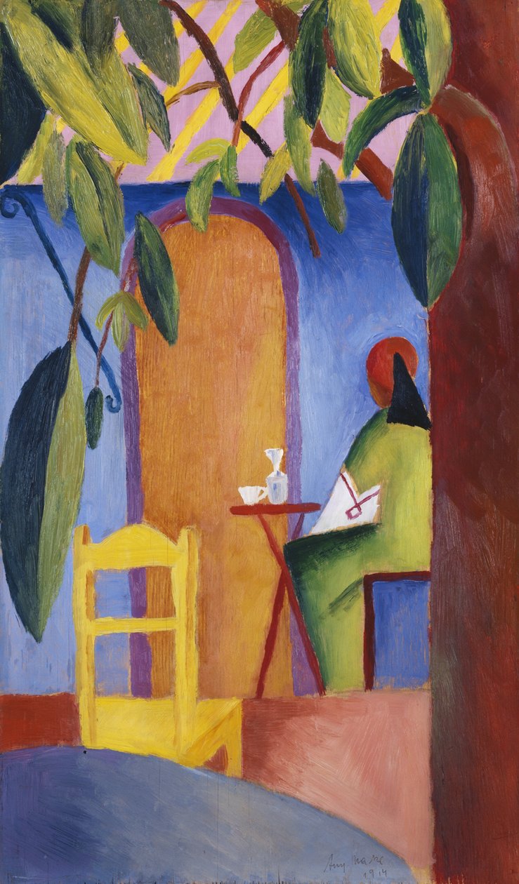 Türkisches Café von August Macke
