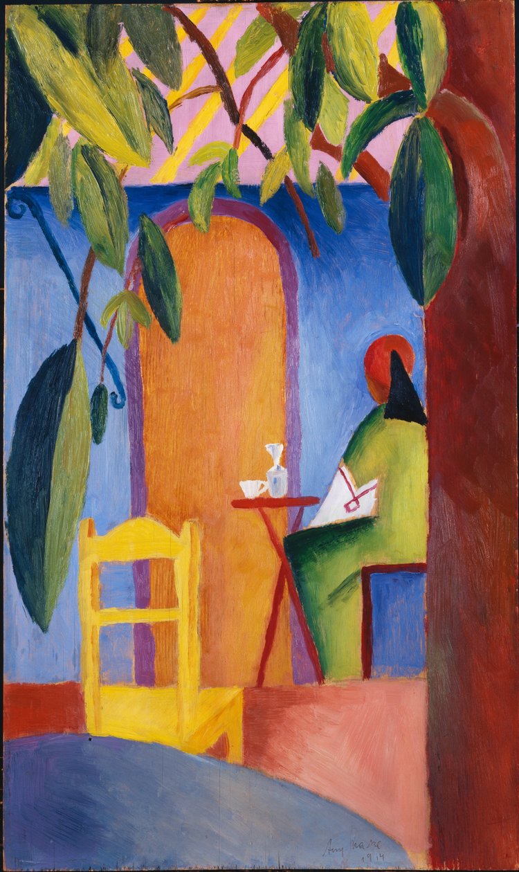 Türkisches Café von August Macke