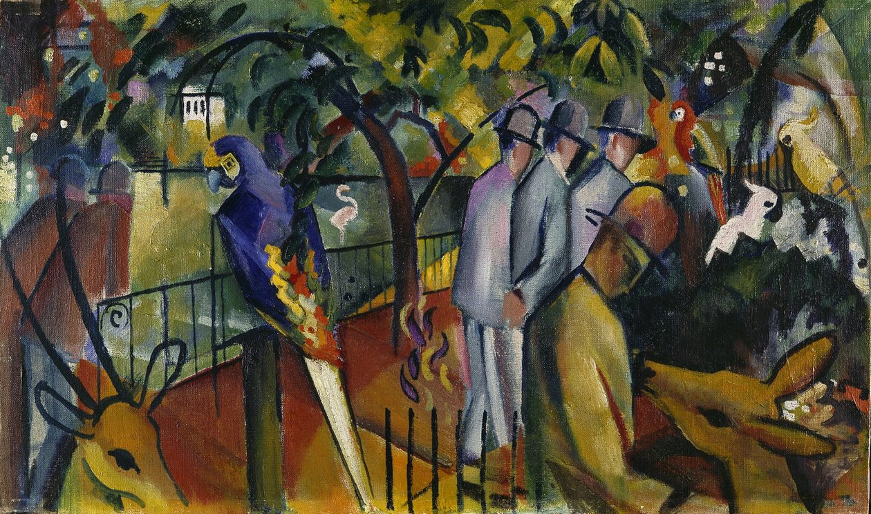 Zoologischer Garten I, 1912 von August Macke