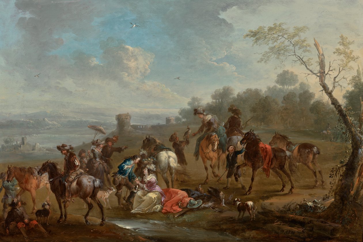 Beizerfolg auf Reiher von August Querfurt