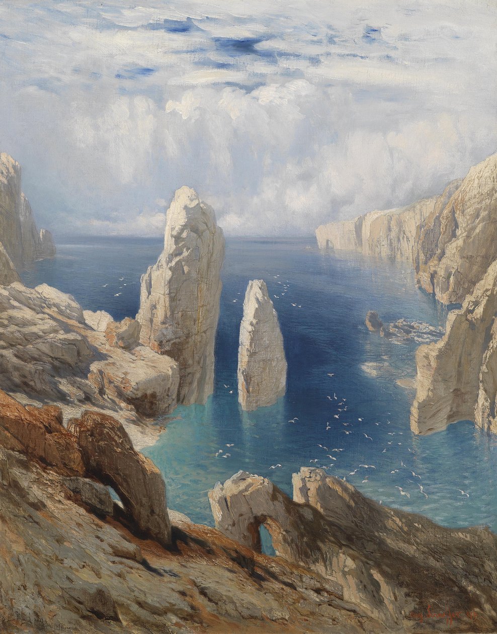 Steilküste von August Schaeffer von Wienwald