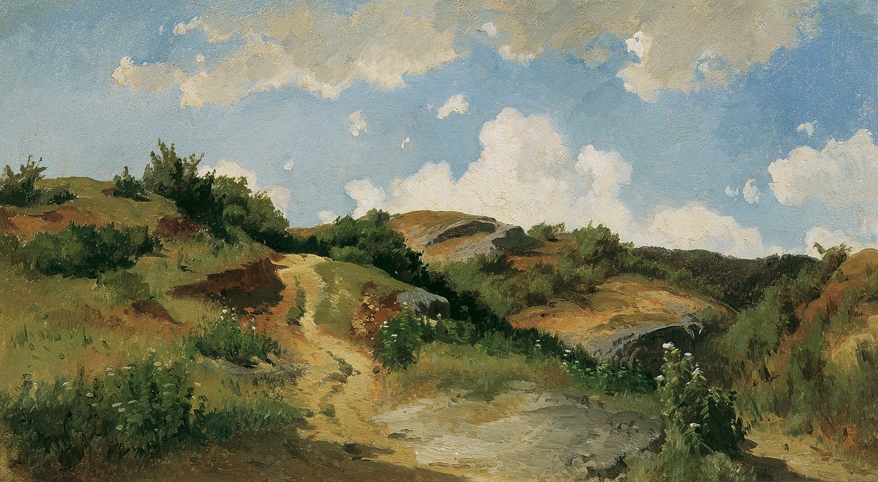 Ungarische Landschaft von August Schaeffer von Wienwald