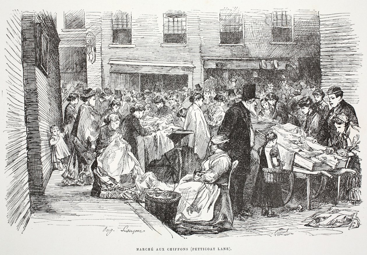 Marche aux Chiffons (Petticoat Lane), Illustration aus 