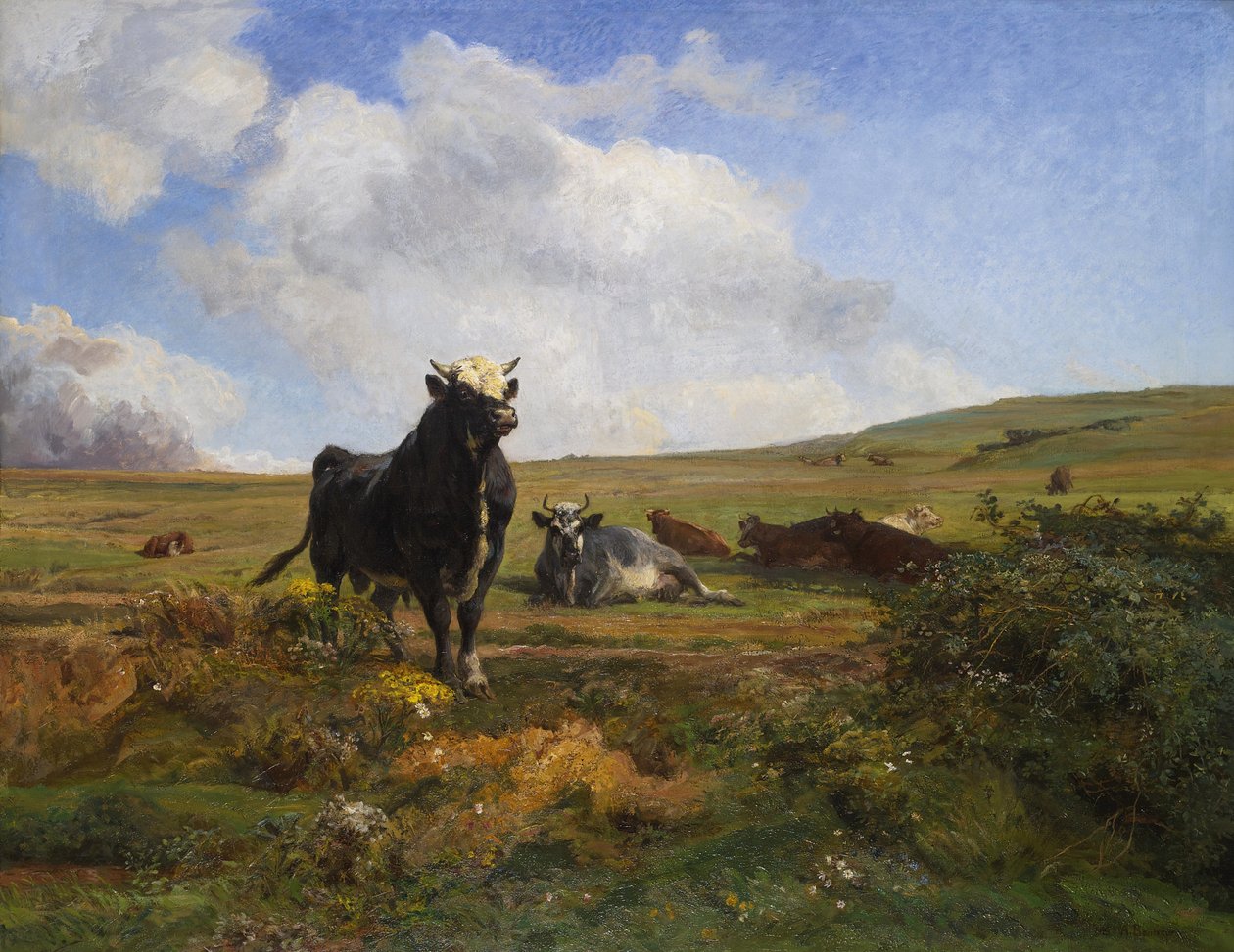 Anführer der Herde von Auguste Francois Bonheur
