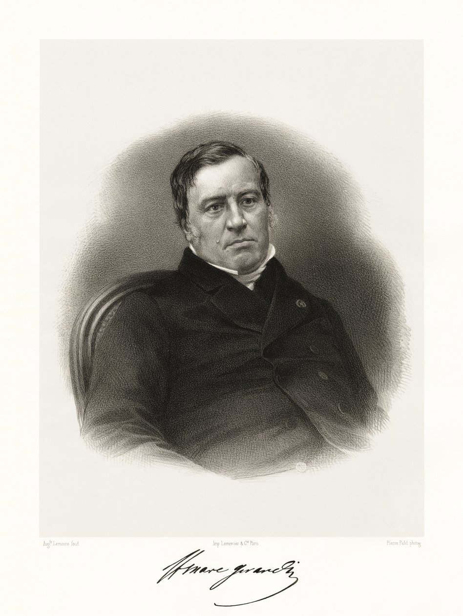 Saint-Marc Girardin von Auguste Charles Lemoine