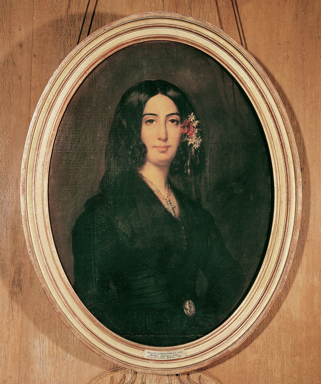 Porträt von George Sand (1804-76) von Auguste Charpentier