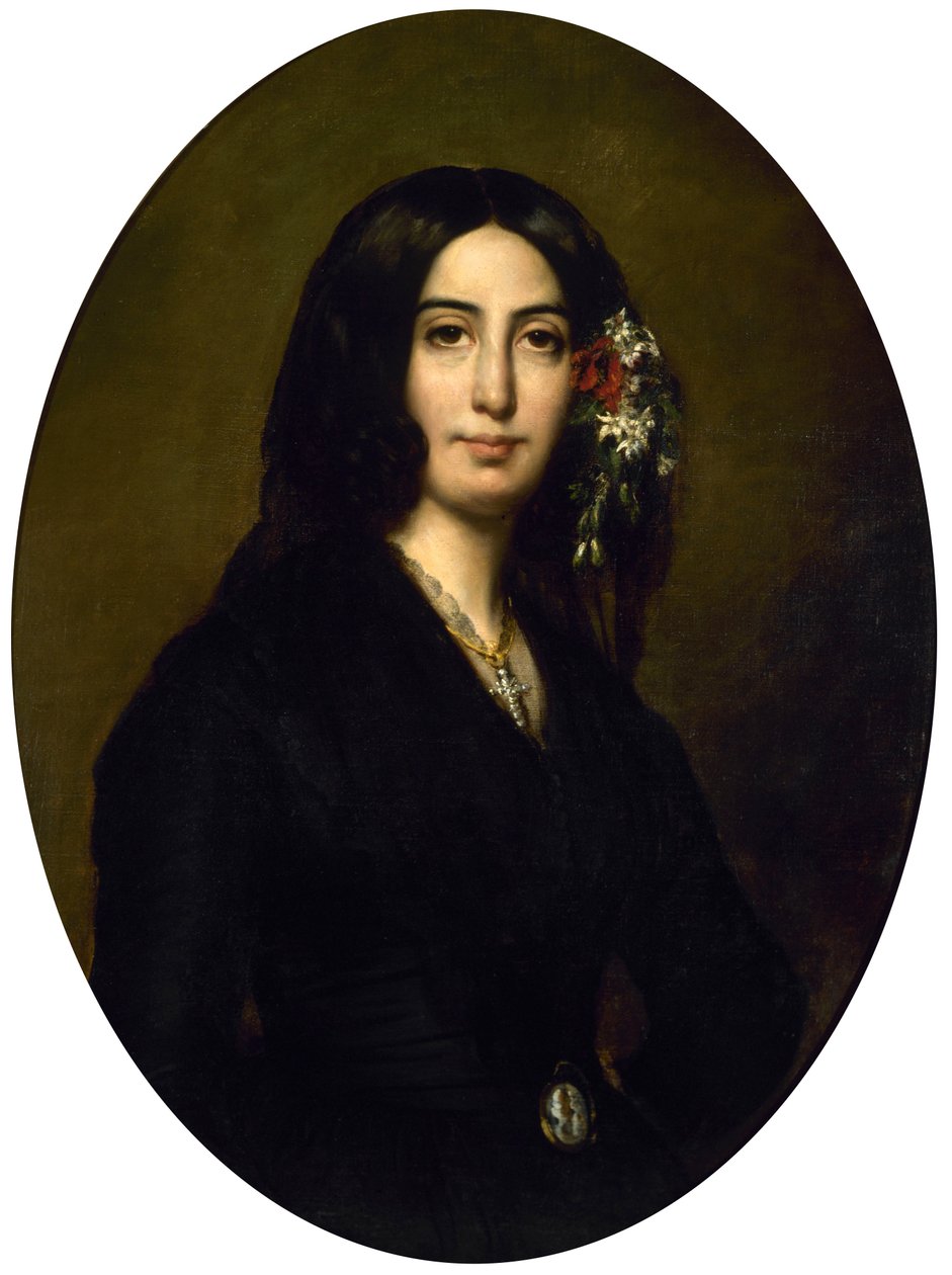Porträt von George Sand von Auguste Charpentier