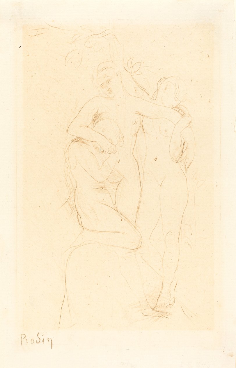 Seelen im Fegefeuer von Auguste Rodin