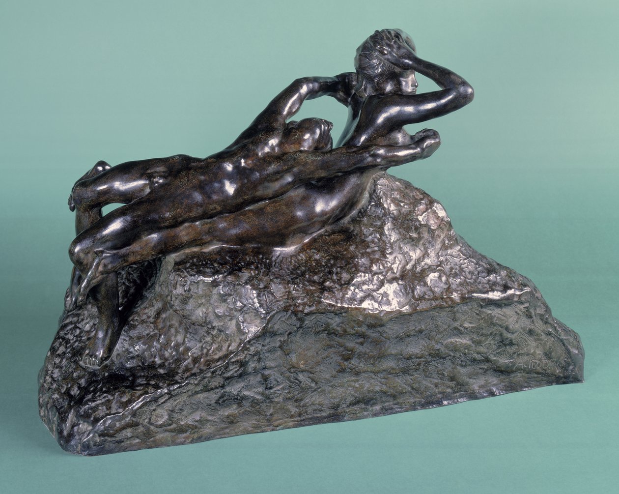 Die Flucht der Liebe, 1883-84 von Auguste Rodin