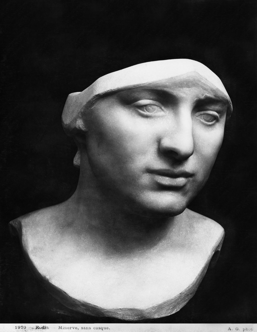 Minerva ohne Helm, 1896 (Marmor) von Auguste Rodin