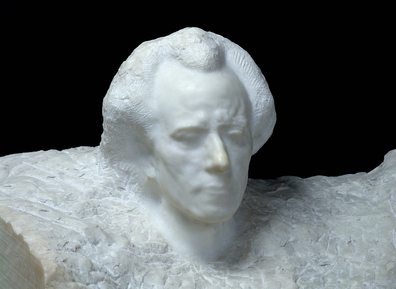 Mozart (Porträt von Gustav Mahler) von Auguste Rodin