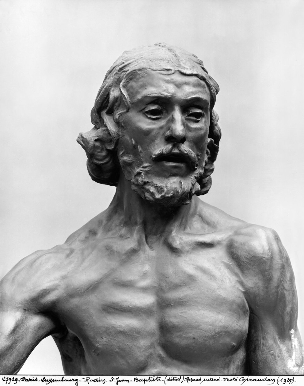 St. Johannes der Täufer, 1878-80 (Detail) von Auguste Rodin