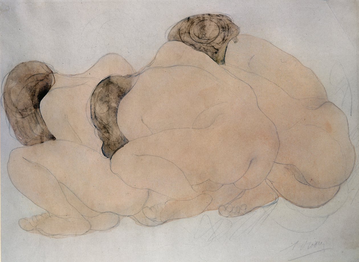Drei Felsen von Auguste Rodin